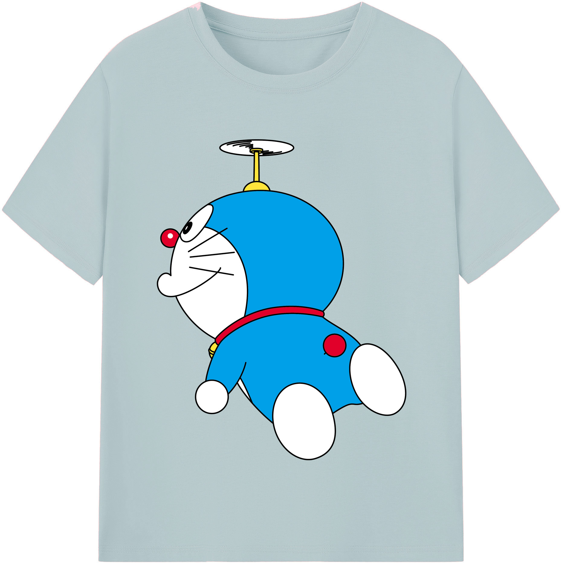 （画像用） ドラえもん Doraemon 綿100％半袖Tシャツ（フロントプリント）